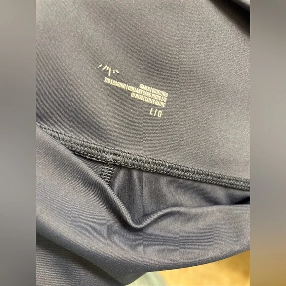 Aerie Offline Goals High Waisted 7/8 Legging Sz Large BUNDLE black & navy - Picture 12 of 14